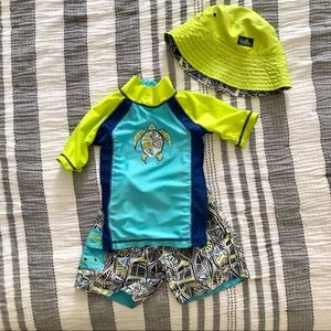 UV Skinz UPF 50+ | Sea Turtle Rashguard & Suit Set